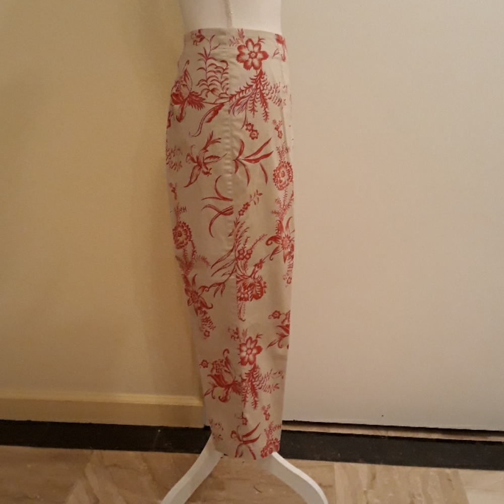 ❤⚘Fibers Barbara Lesser Stretch Crop Pants Sz 10 - Picture 2 of 2